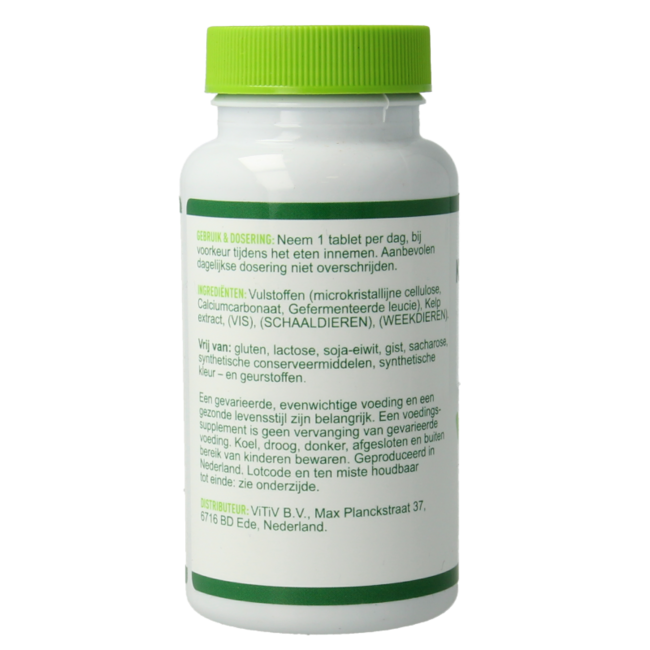 Vitiv Extracto de Kelp 200mcg 200 comprimidos
