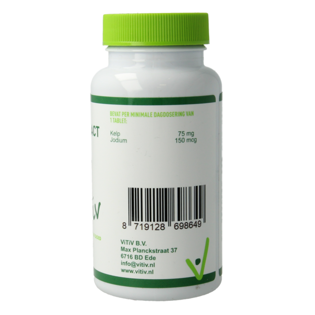 Vitiv Extracto de Kelp 200mcg 200 comprimidos