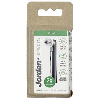 Jordan Jordan Green Clean Replacement Brush Heads 2 Pack