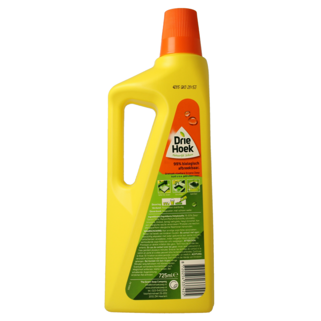 Sapone Verde Liquido Driehoek ai Fiori d'Arancio 725 Millilitri
