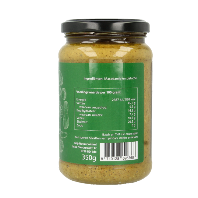 MijnNatuurwinkel Pasta de pistacho 350 gramos