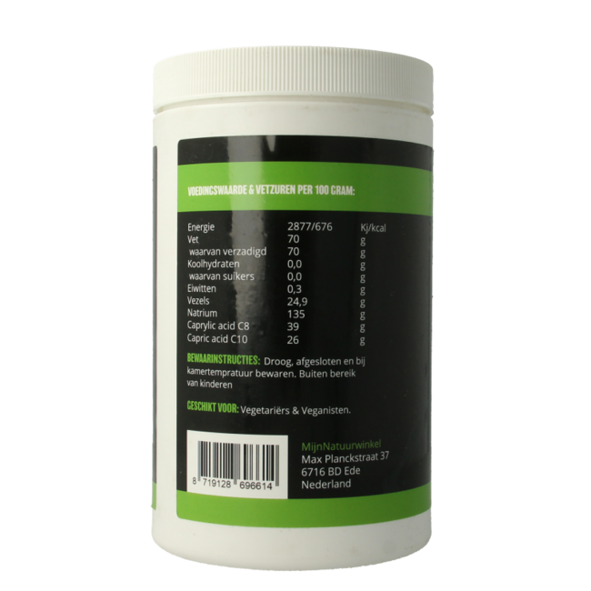 MijnNatuurwinkel MCT en polvo vegano 500 g