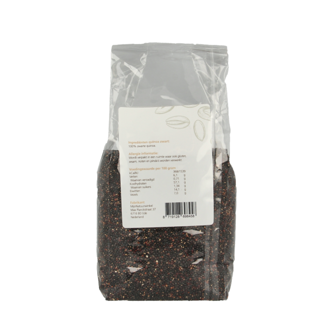 MijnNatuurwinkel Quinoa schwarz 400 Gramm