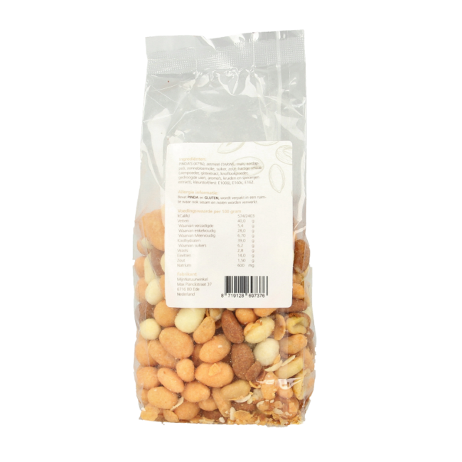 Borrelnoten Misti MijnNatuurwinkel 250 Gram