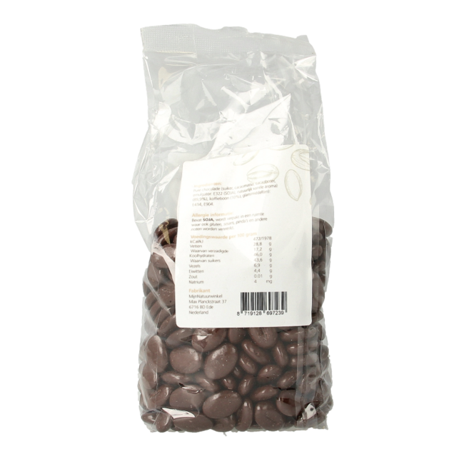 MijnNatuurwinkel Granos de café moca con chocolate negro 400 gramos