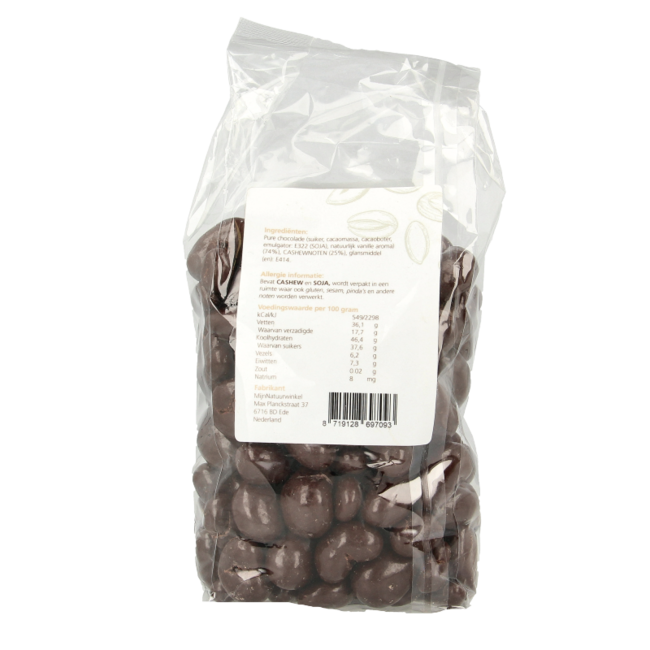 MijnNatuurwinkel Noix de cajou au chocolat noir 400 g