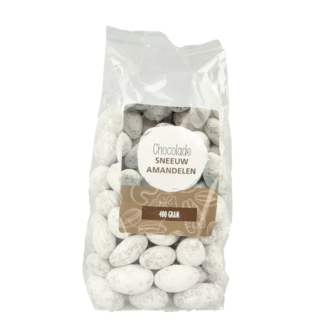 MijnNatuurwinkel MijnNatuurwinkel Almendras de nieve con chocolate 400 gramos