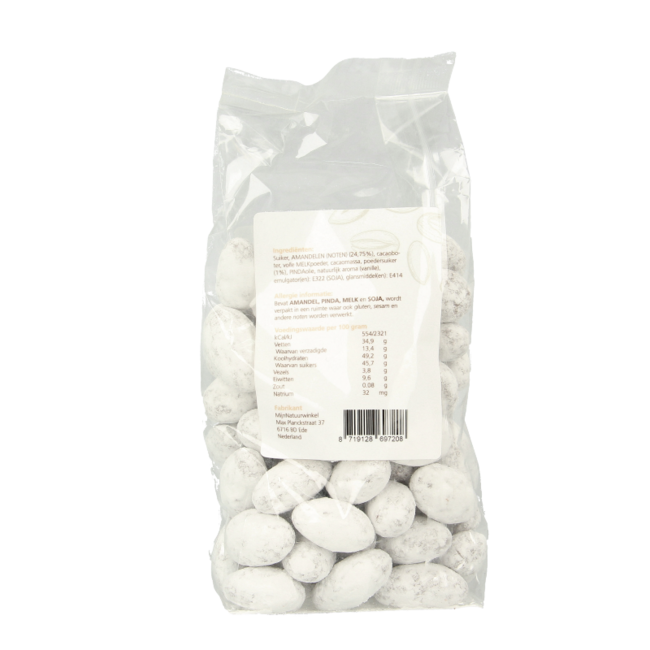 MijnNatuurwinkel Chocolate Snow Almonds 400 Grams
