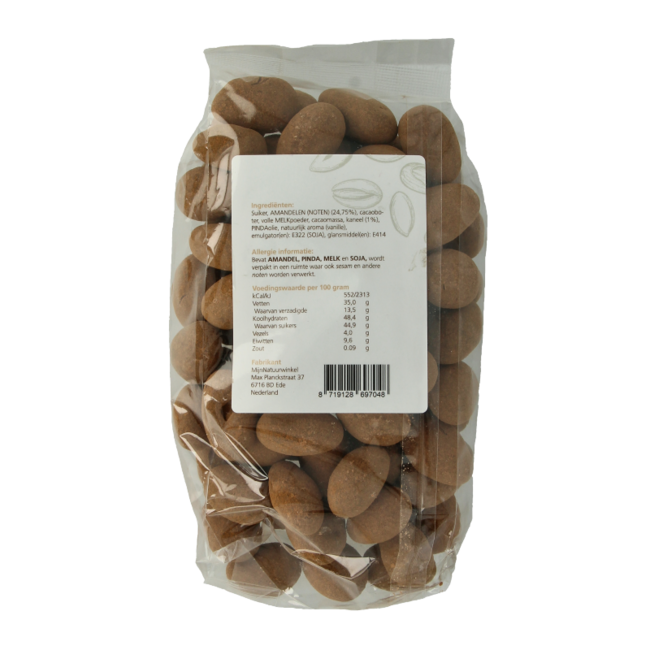 MijnNatuurwinkel Chocolate Cinnamon Almonds 400g