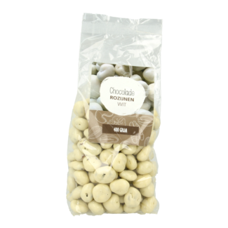 MijnNatuurwinkel MijnNatuurwinkel Pasas con chocolate blanco 400 gramos