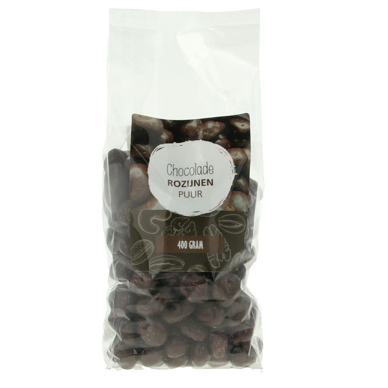 MijnNatuurwinkel Uvetta ricoperta di cioccolato fondente MijnNatuurwinkel 400 Grammi