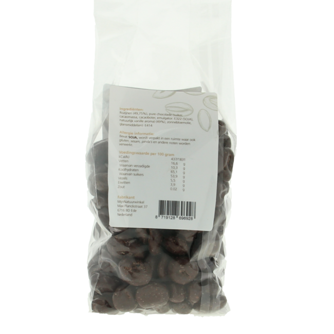 MijnNatuurwinkel Chocolade rozijnen puur 400 Gram