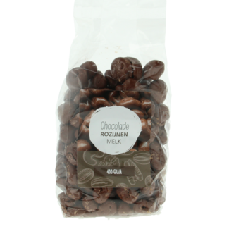 MijnNatuurwinkel MijnNatuurwinkel Chocolade rozijnen melk 400 Gram