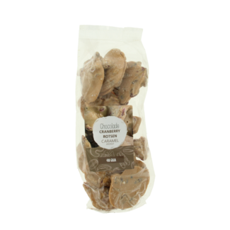 MijnNatuurwinkel MijnNatuurwinkel Żurawina w karmelowej czekoladzie z solą morską 350 Gram