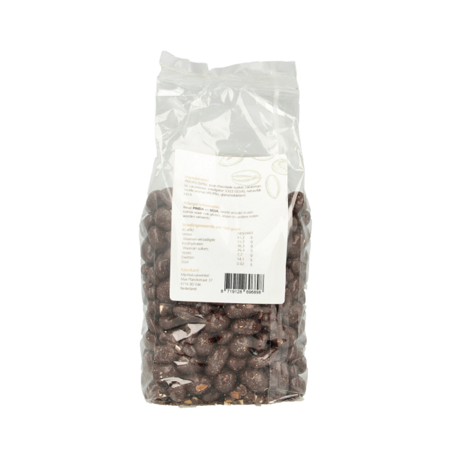 MijnNatuurwinkel Cacahuetes con chocolate negro 400 g