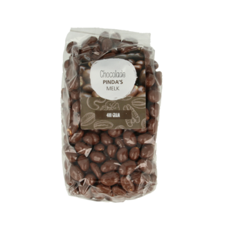 MijnNatuurwinkel MijnNatuurwinkel Cacahuetes con chocolate con leche 400 Gramos