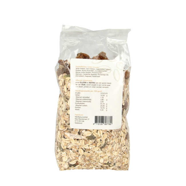 MijnNatuurwinkel Muesli de frutos secos 400 Gramos