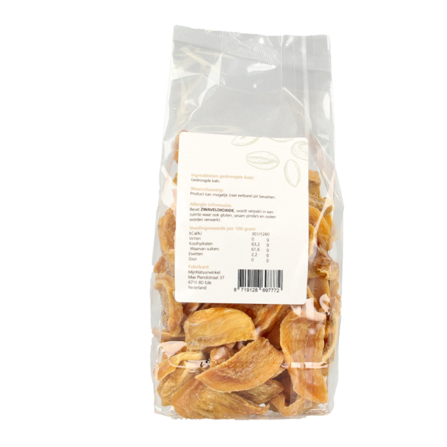 MijnNatuurwinkel Dried persimmon fruit 200 Gram