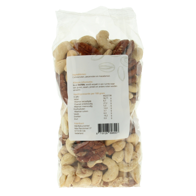 MijnNatuurwinkel Mezcla de macadamia 400 gramos