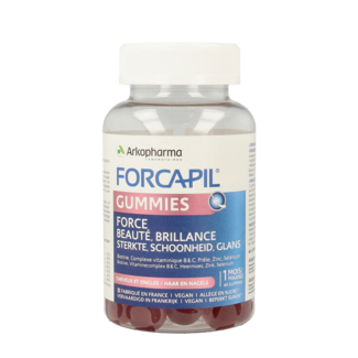 Forcapil Gominolas para cabello y uñas 60 unidades