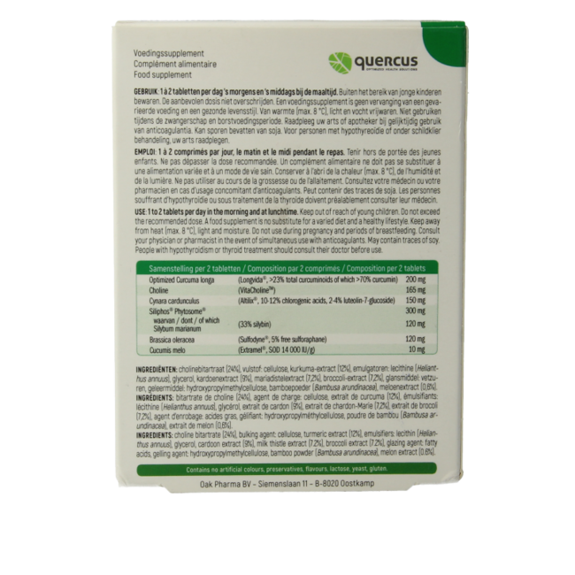 Quercus Liv-dtox 30 tabletek