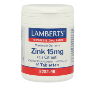 Lamberts Lamberts Citrate de Zinc 15 mg 90 Comprimés