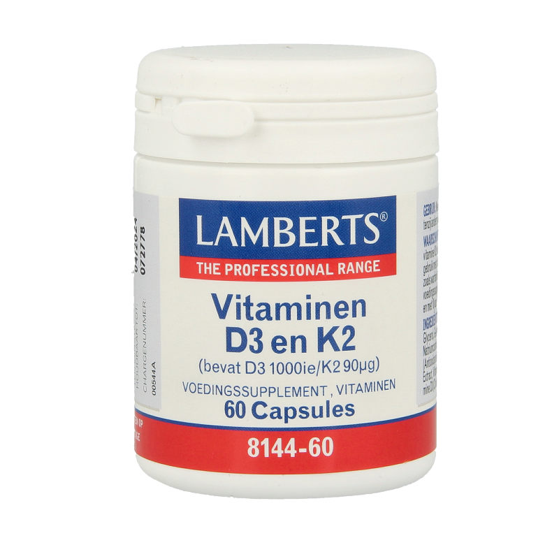 Lamberts Vitamina D3 1000 UI e K2 90 mcg | Ossa & Immunità