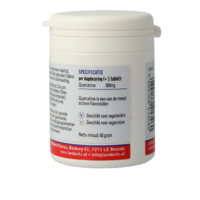Lamberts Quercetin 500mg 60 Tablets