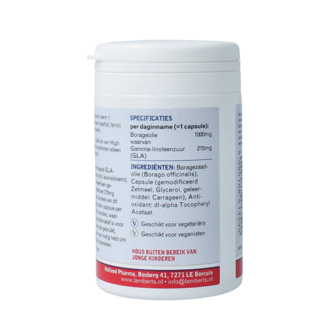 Aceite de borraja 1000 mg 90 cápsulas vegetales