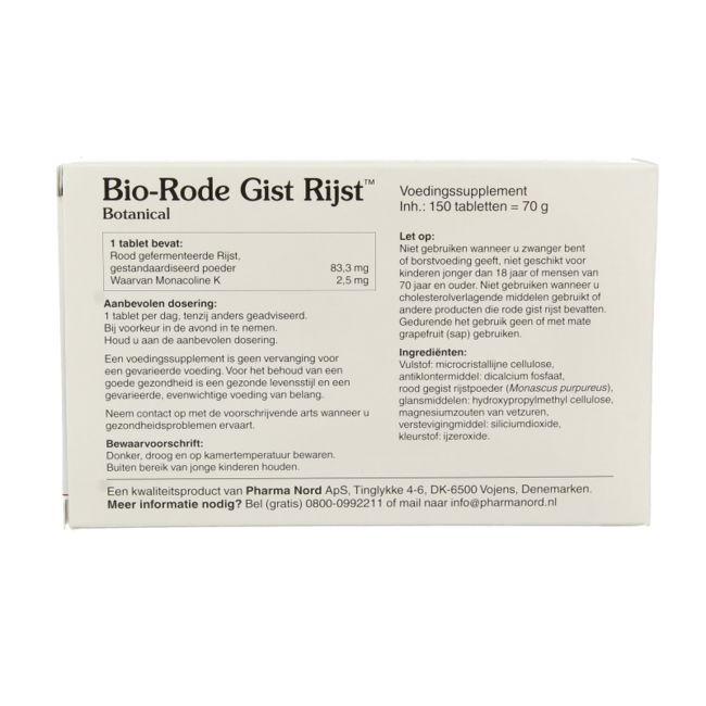 Bio Red Yeast Rice 150 Tablets