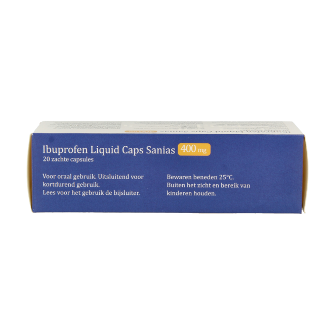 Sanias Ibuprofène liquide 400 mg 20 capsules