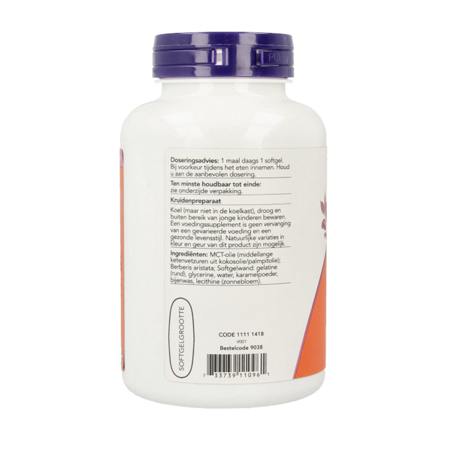 Berberina 400 mg 90 cápsulas blandas