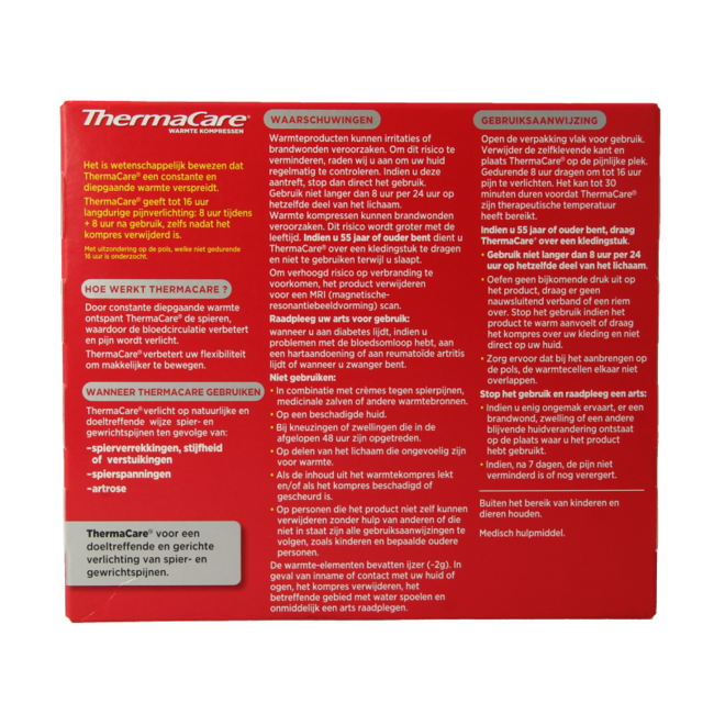 Parche térmico para cuello, hombro y muñeca, 1 unidad