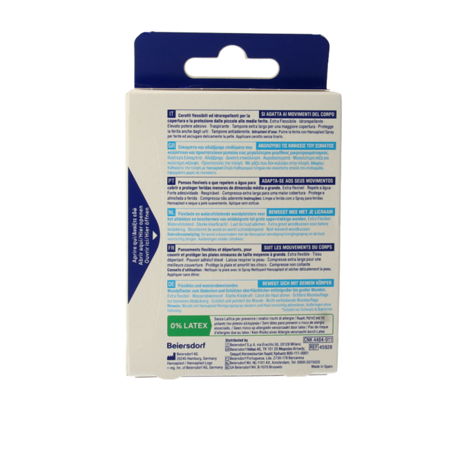 Hansaplast Flexible XL 5 × 7,2 cm 10 Stück