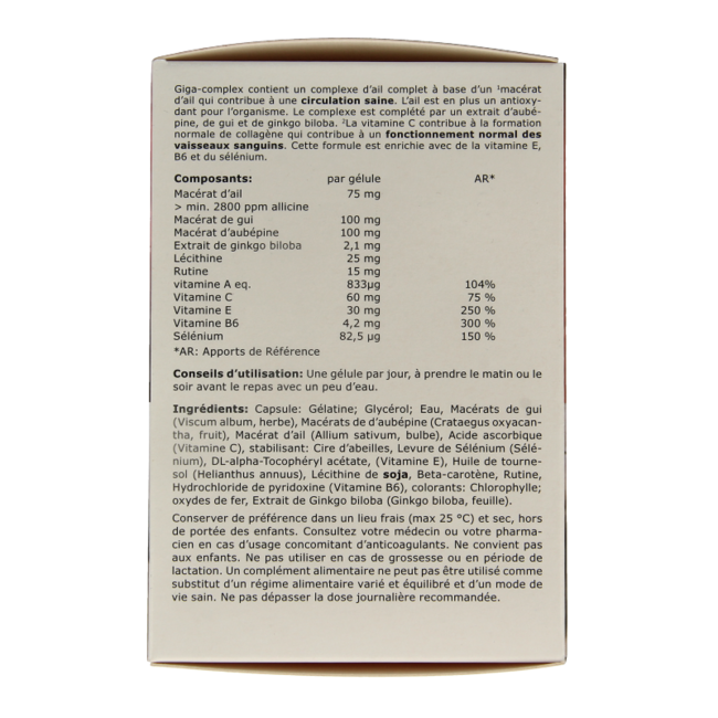 Giga Complex Garlic 160 Capsules