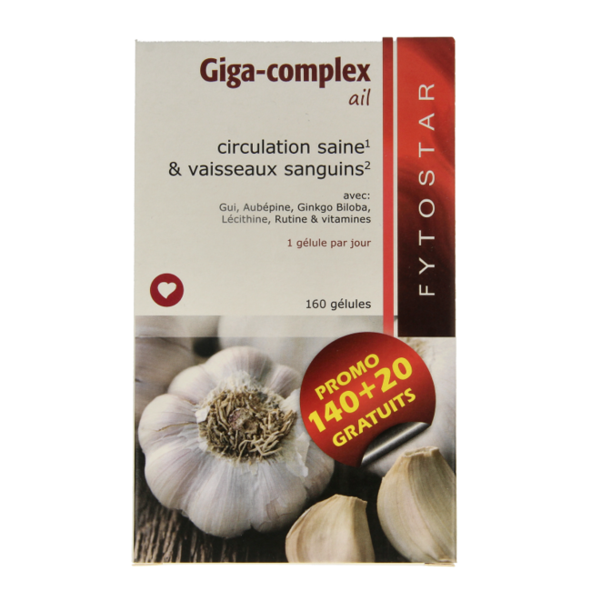 Giga Complex Garlic 160 Capsules