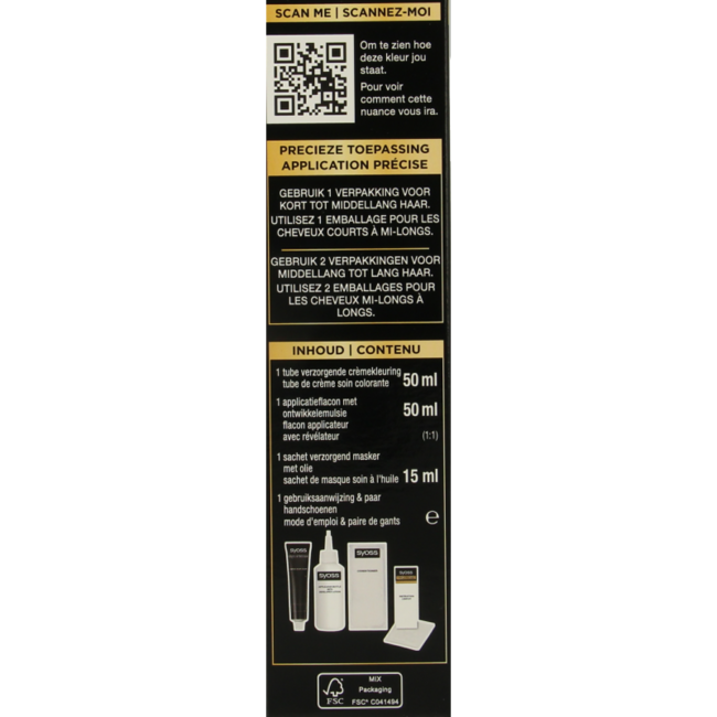 Syoss Color Oleo Intense 9-10 rubio claro tinte para el cabello 1 set