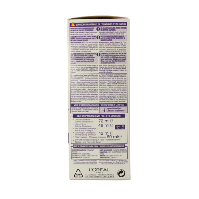 Excellence Cool creme 4.11 ultra castaño ceniza 1 unidad