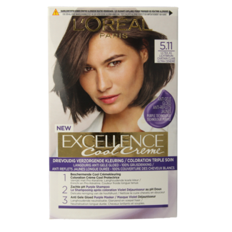 Excellence Excellence Cool creme 5.11 ultra ceniza castaño claro 1 sobre