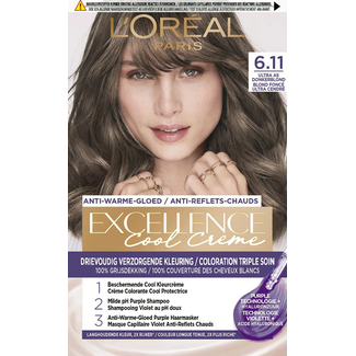 Excellence Excellence Cool creme 6.11 ultra ceniza rubio oscuro 1 unidad