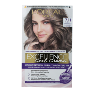 Excellence Excellence Cool creme 7.11 ultra biondo cenere 1 Pezzo
