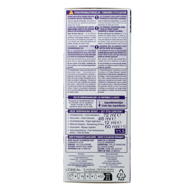 Excellence Cool creme 7.11 ultra asblond 1 Unidad