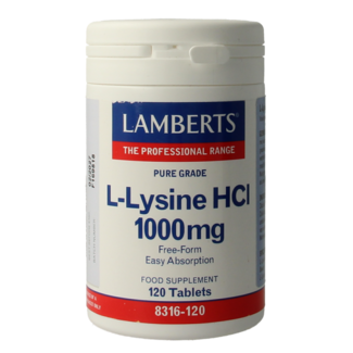 Lamberts L-Lizyna 1000mg 120 tabletek