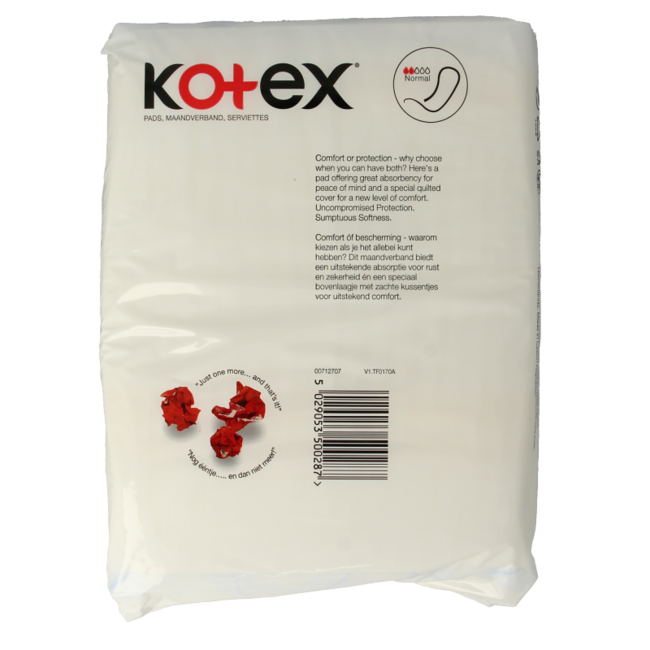 Podpaski Kotex Maxi Normalne 18 sztuk