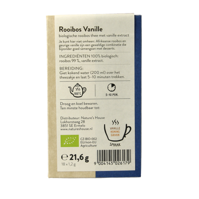 Sonnentor Organic Rooibos & Vanilla 18 Bags