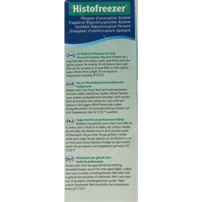 Histofreezer set 50 x 5mm 0169 1 Piece