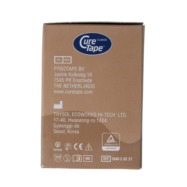 Kinesiotape 2,5 cm x 5 m beige 2 pièces