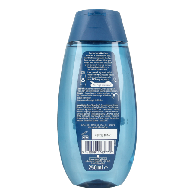 Schwarzkopf Kids Blueberry Shampoo & Shower Gel 250 Millilitre