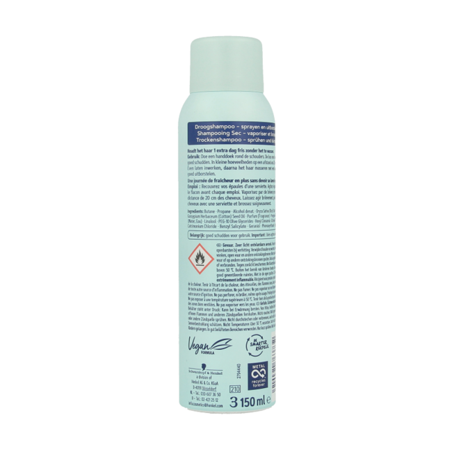 Schwarzkopf Suchy szampon Cotton Fresh 150 mililitrów