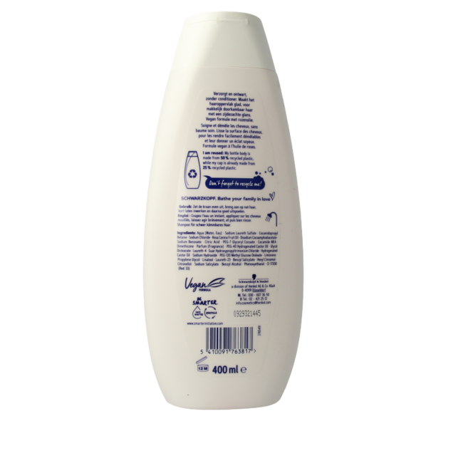 Schwarzkopf Shampoo zijde doorkammer 400 Milliliter